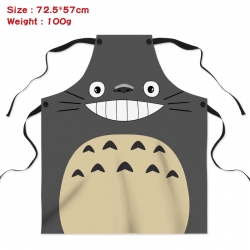 TOTORO Anime creative digital printing apron Style 3