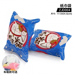 Lucky Cat  cloth tissue bag Si...