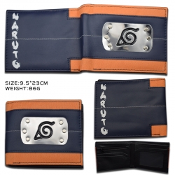 Naruto PU short two fold Walle...