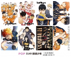 Haikyuu!! Embossed poster 8 pc...