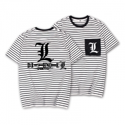 Death note Striped Letters Col...