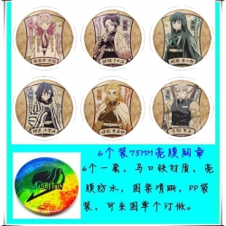 Demon Slayer Kimets 6 Brooch B...