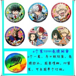 My Hero Academia 6 Brooch Bedg...