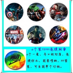 The avengers allianc 6 Brooch ...