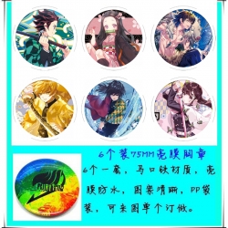 Demon Slayer Kimets 6 Brooch B...