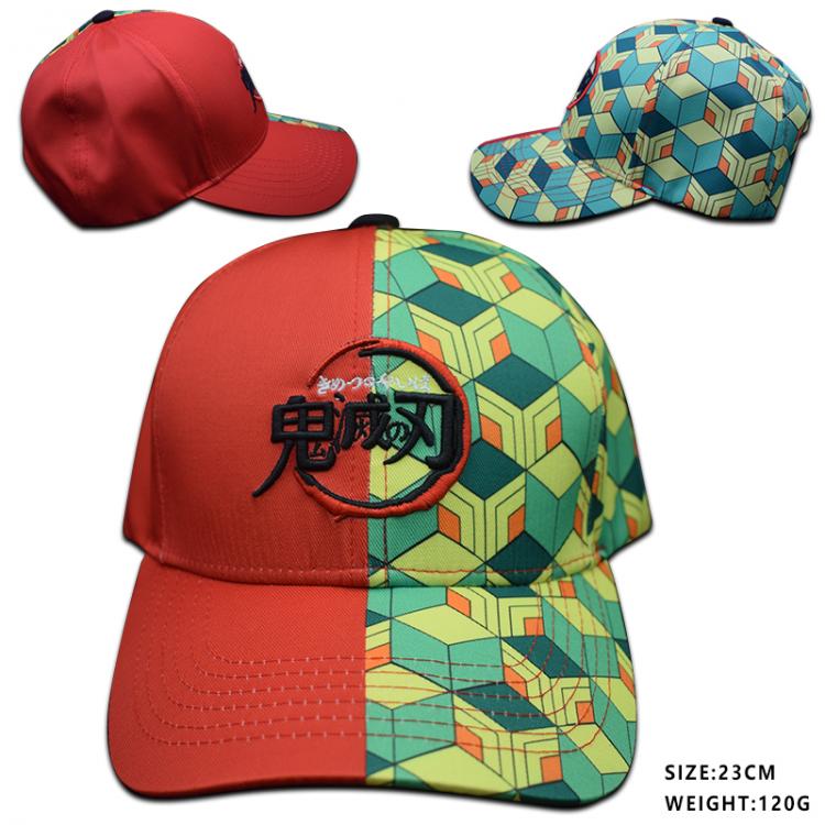 Demon Slayer Kimets Baseball cap outdoor shade cartoon net cap