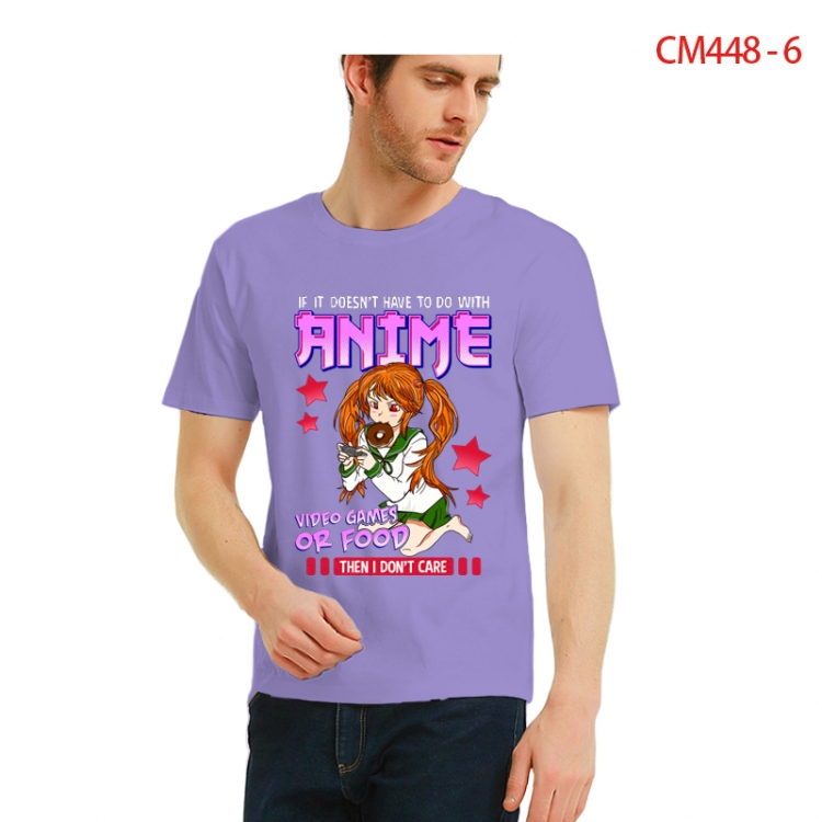 Original Printed short-sleeved cotton T-shirt from S to 3XL  CM448-6