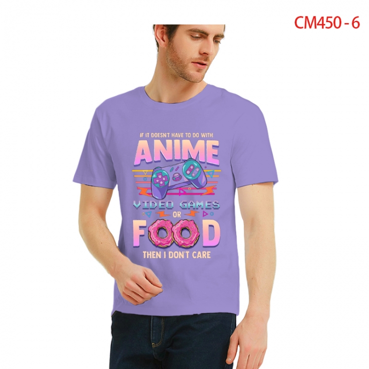 Original Printed short-sleeved cotton T-shirt from S to 3XL  CM450-6
