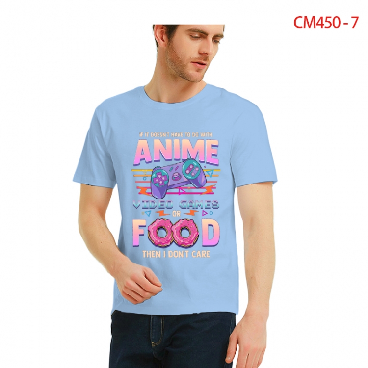 Original Printed short-sleeved cotton T-shirt from S to 3XL  CM450-7