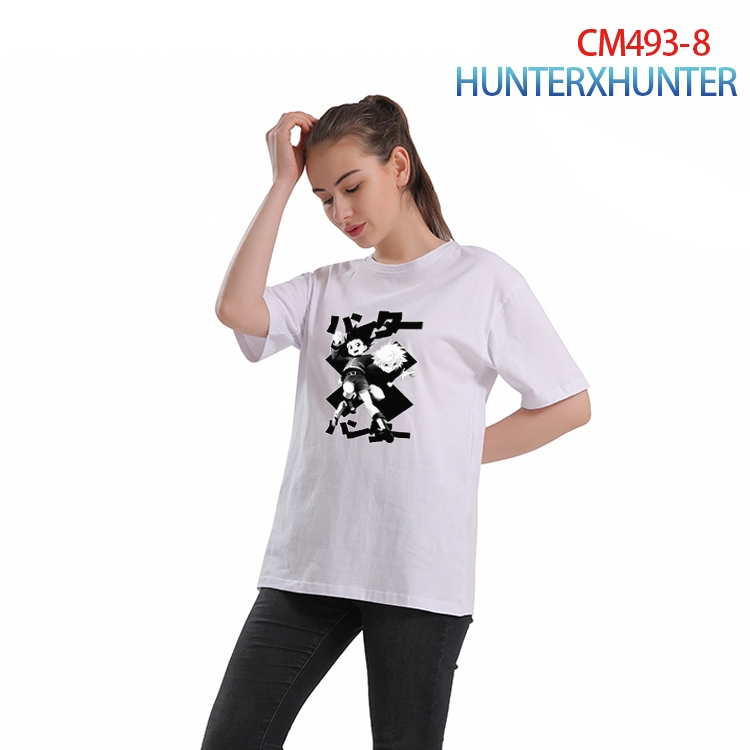 HunterXHunter Women's Printed short-sleeved cotton T-shirt from S to 3XL CM-493-8