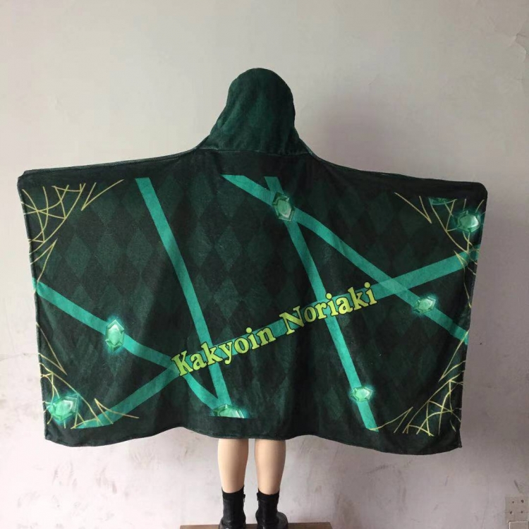 JoJos Bizarre Adventure Full color COS kimono flannel cloak jacket 1X1.7M