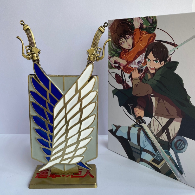 Shingeki no Kyojin  Metal Box Standing Plates Keychain 400g