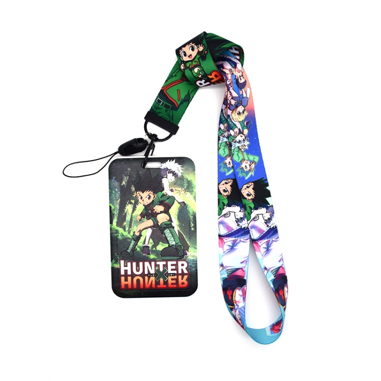 HunterXHunter Animation peripheral card holder lanyard  keychain pendant A set of 2  price for 2 pcs