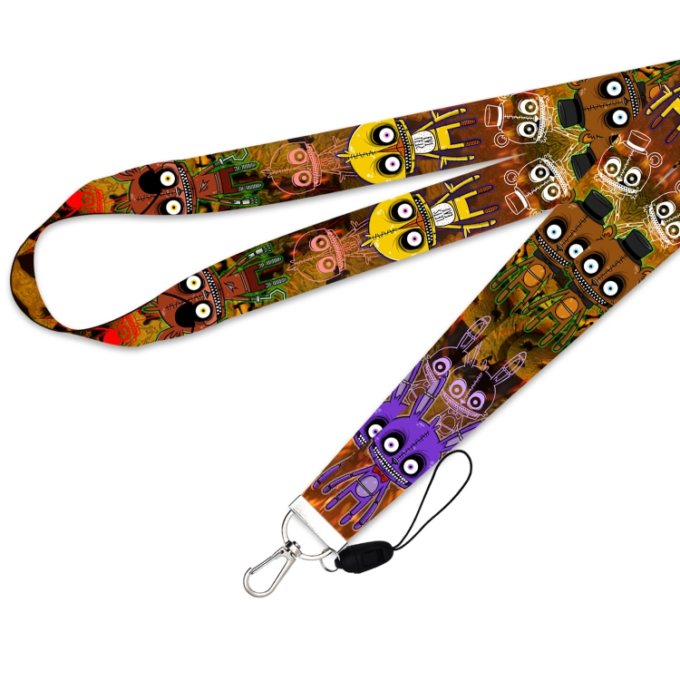 Five Nights at Freddy's Silver buckle long mobile phone lanyard 45cm price for 10 pcs