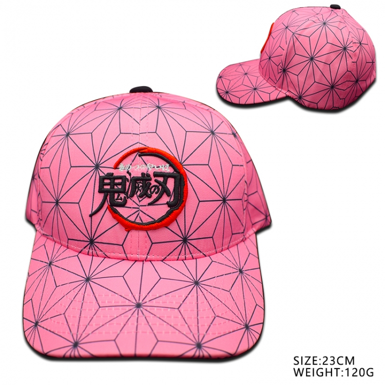 Demon Slayer Kimets Baseball cap outdoor shade cartoon net cap