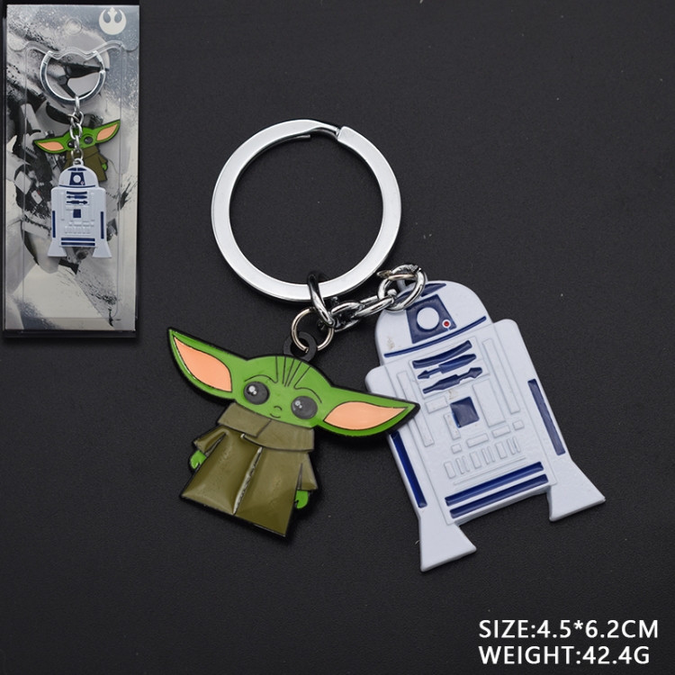 Star Wars Anime cartoon double skewered keychain