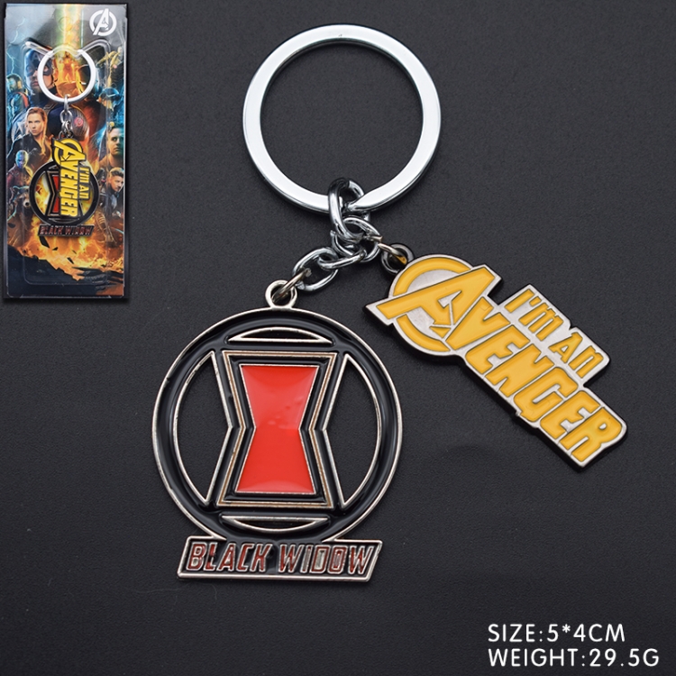 The avengers allianc Anime cartoon double skewered keychain