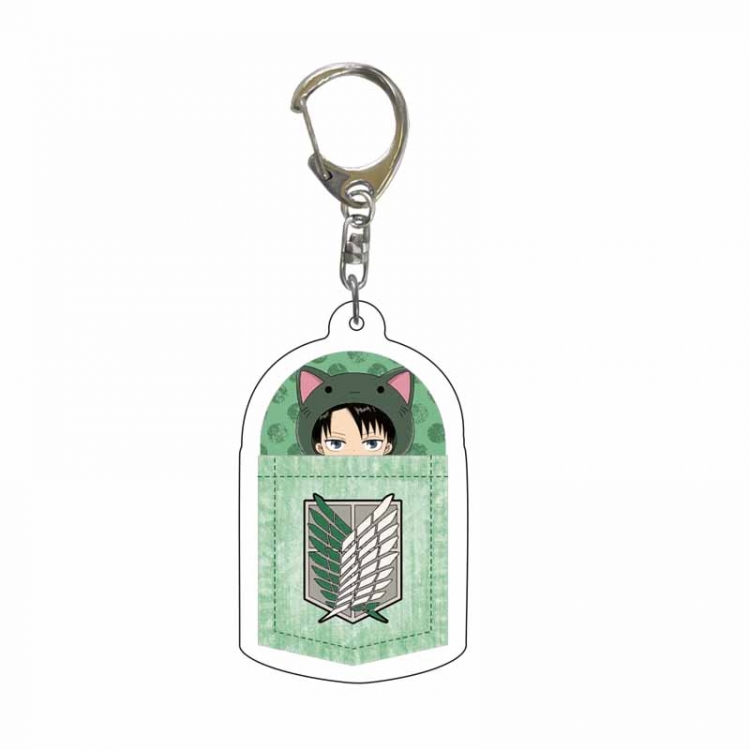 Shingeki no Kyojin Anime acrylic Key Chain  price for 5 pcs  4285
