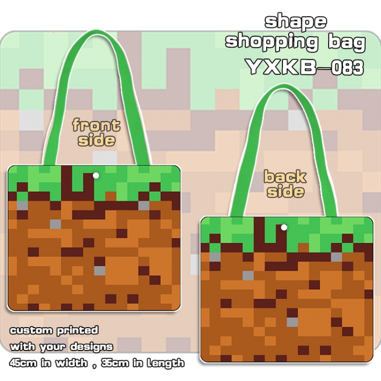 Minecraft Game Canvas Alien Satchel  shopping bag  YXKB083