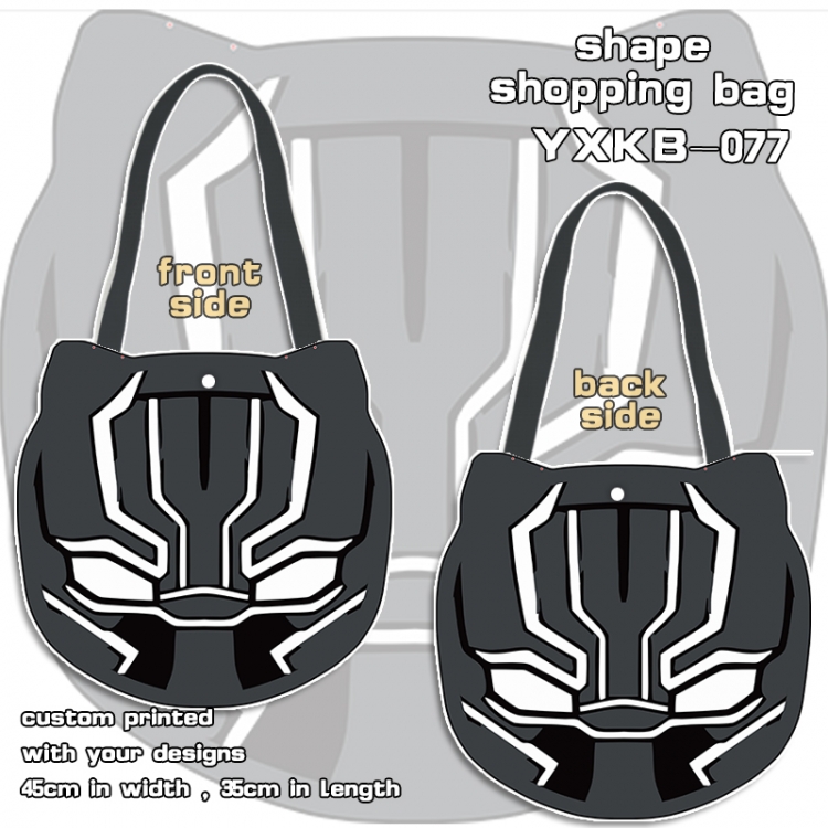 Black Panther Game Canvas Alien Satchel  shopping bag  YXKB077