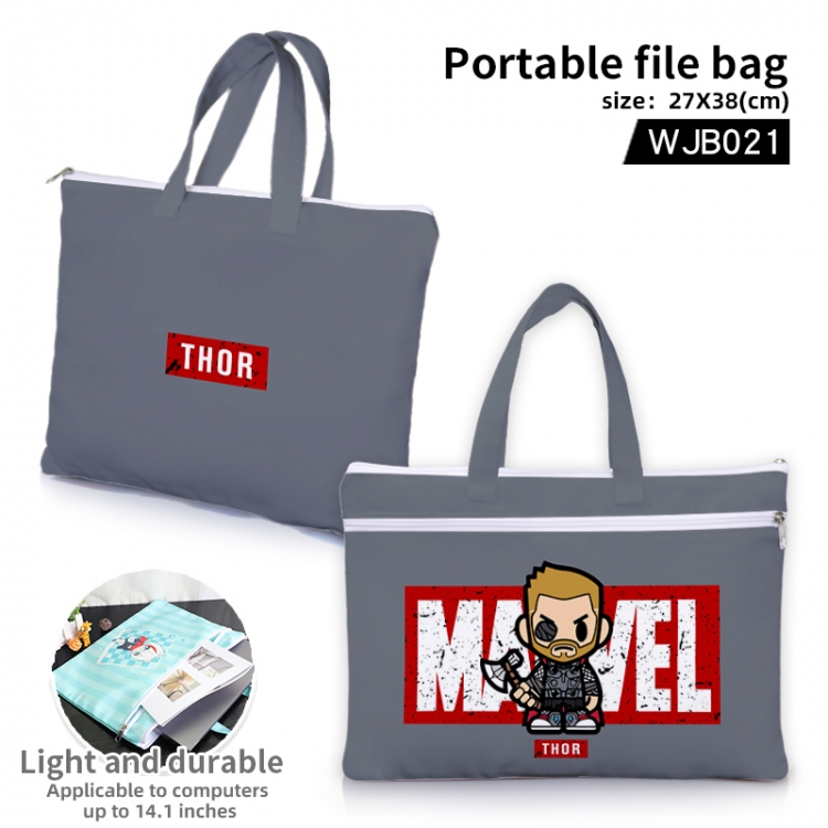 The avengers allianc Film and television portable file bag Handbag  27x38cm WJB021