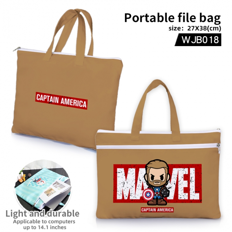 The avengers allianc Film and television portable file bag Handbag  27x38cm WJB018