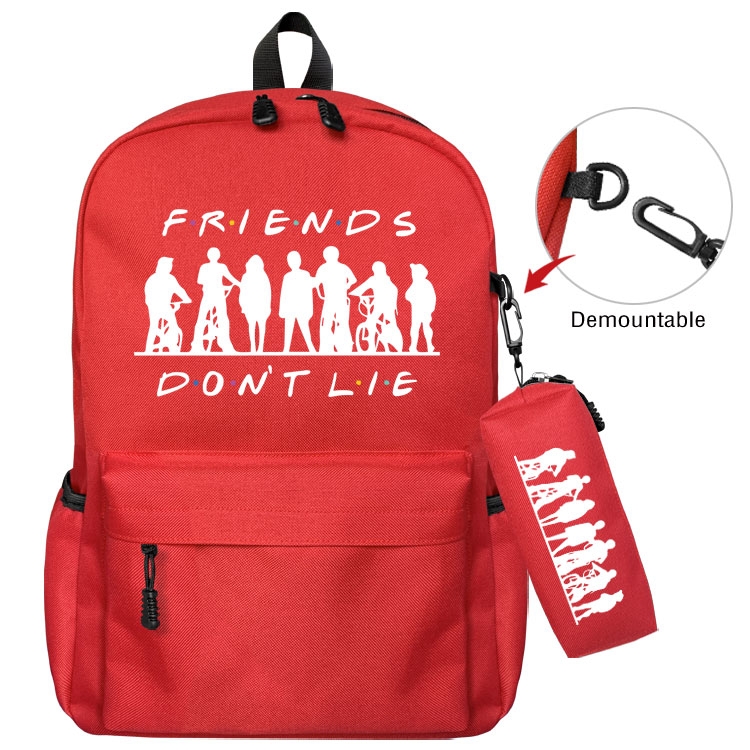  Stranger Things   Anime student school bag backpack Pencil Bag combination