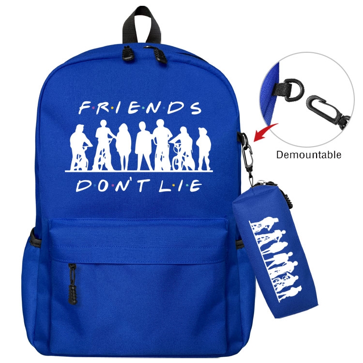  Stranger Things   Anime student school bag backpack Pencil Bag combination