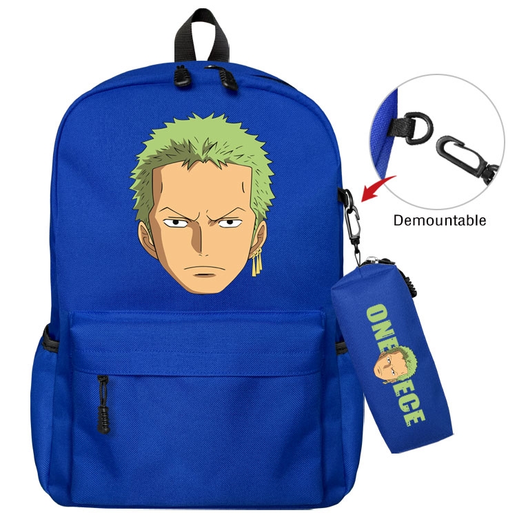 One Piece   Anime student school bag backpack Pencil Bag combination