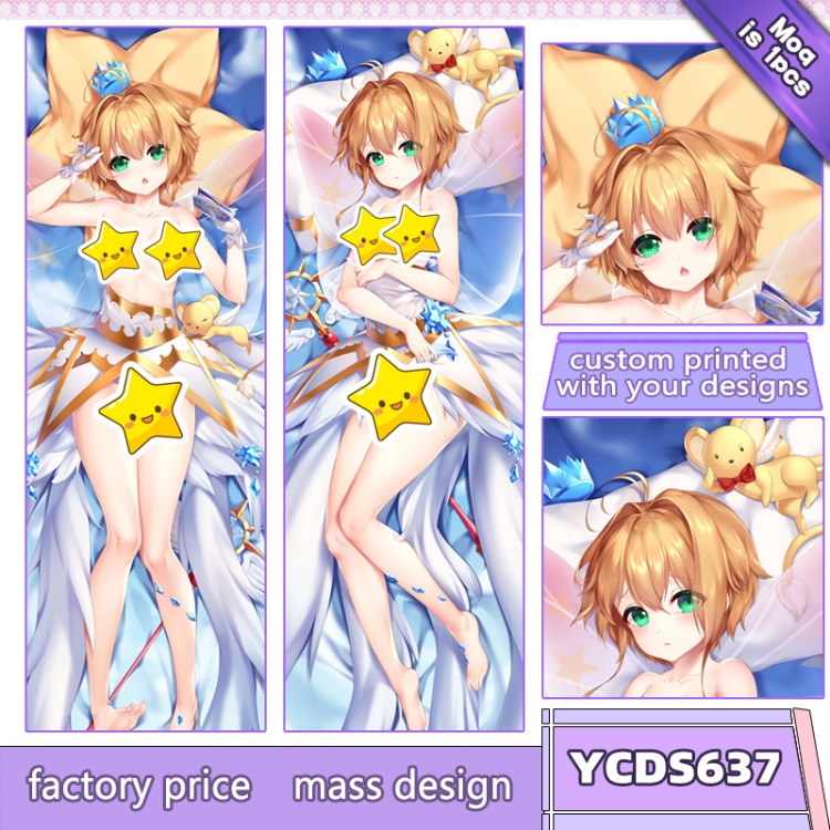 Card Captor Anime body pillow cushion  50X150CM  YCDS637