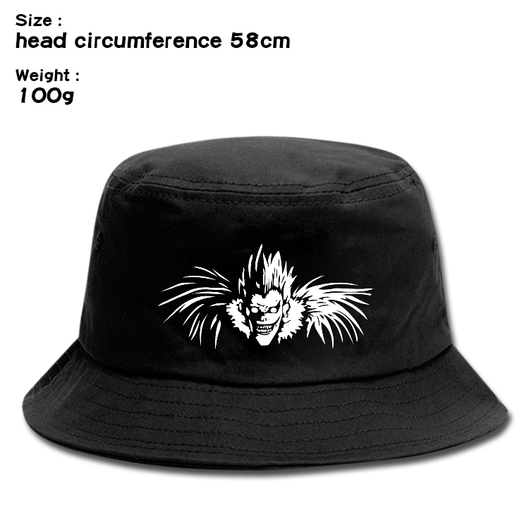 Death note Anime canvas fisherman hat sun hat 58cm 100g