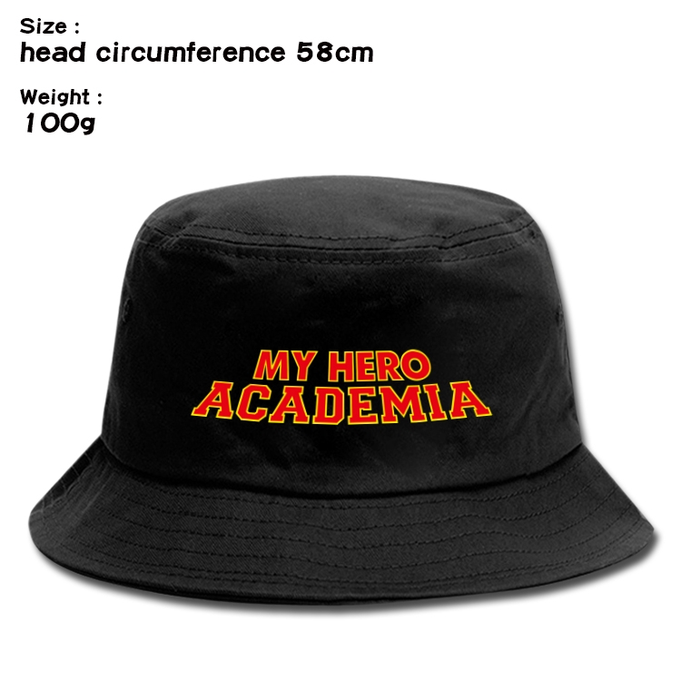 My Hero Academia Anime canvas fisherman hat sun hat 58cm 100g