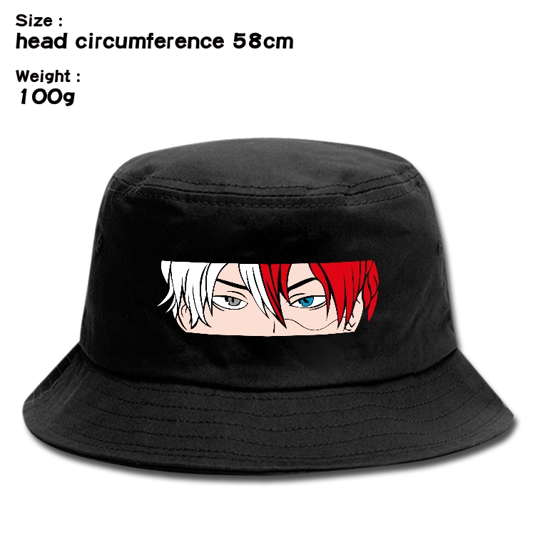 My Hero Academia Anime canvas fisherman hat sun hat 58cm 100g