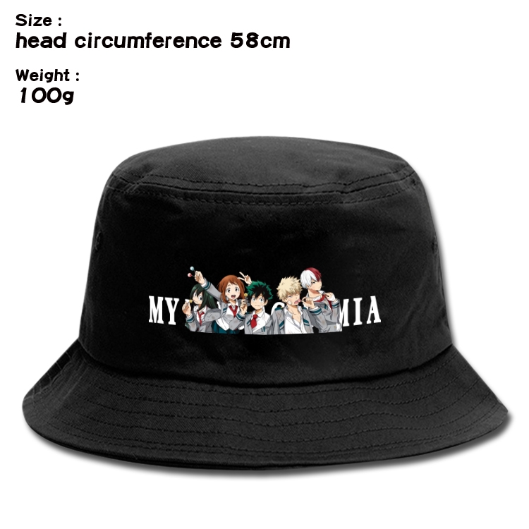 My Hero Academia Anime canvas fisherman hat sun hat 58cm 100g