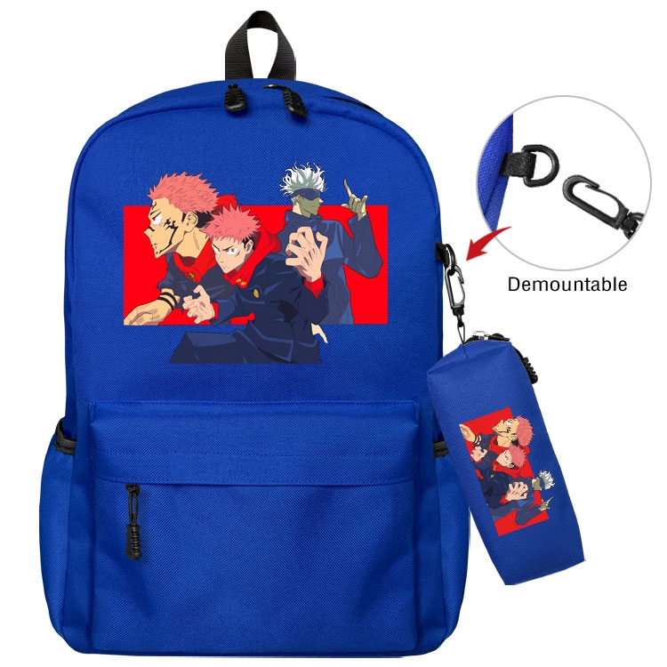 Jujutsu Kaisen  Anime student school bag backpack Pencil Bag combination