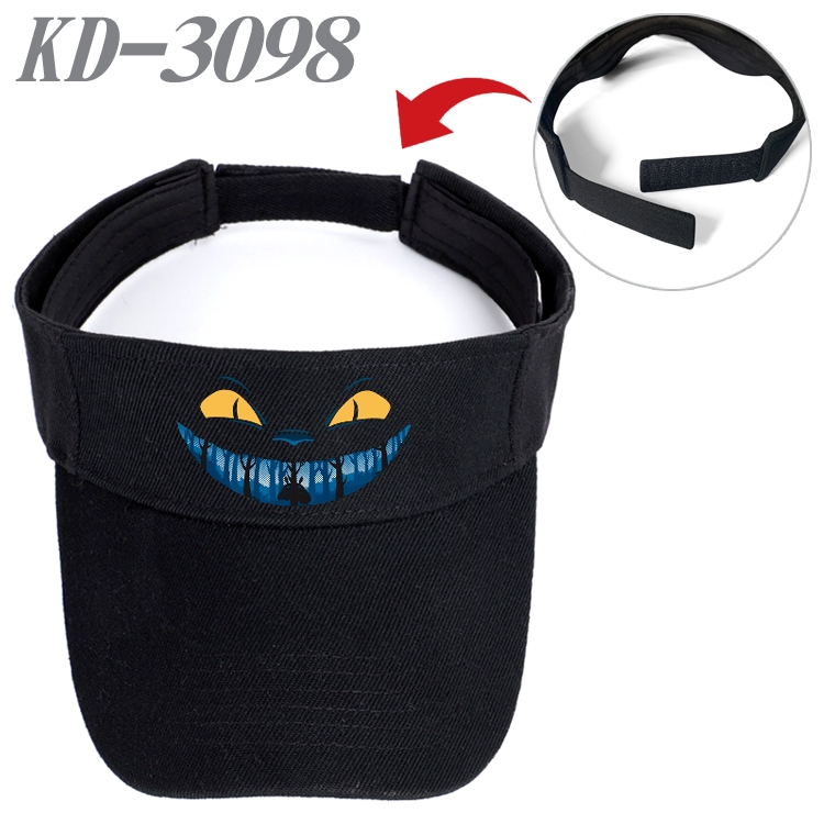 TOTORO Anime Printed Canvas Empty Top Hat Baseball Hat Sun Hat KD-3098A
