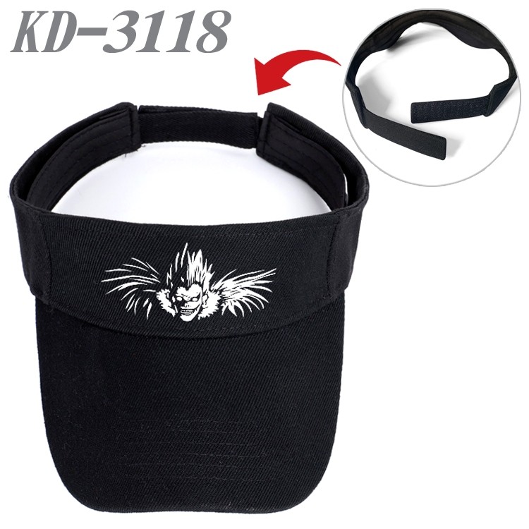 Death note Anime Printed Canvas Empty Top Hat Baseball Hat Sun Hat  KD-3118A