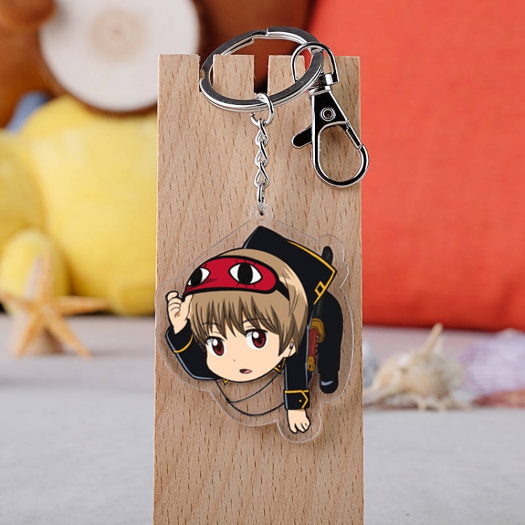 Gintama Anime acrylic Key Chain  price for 5 pcs 3288