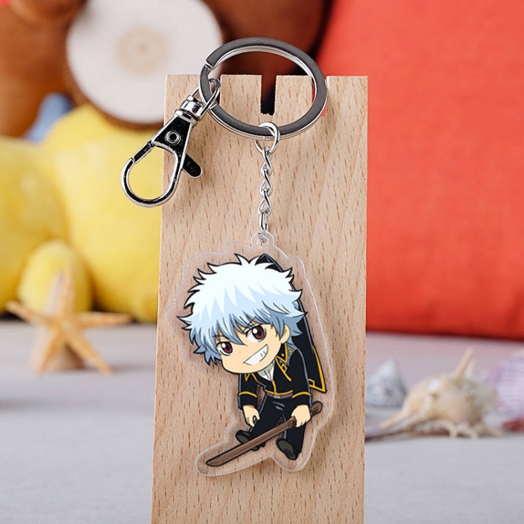 Gintama Anime acrylic Key Chain  price for 5 pcs 3284