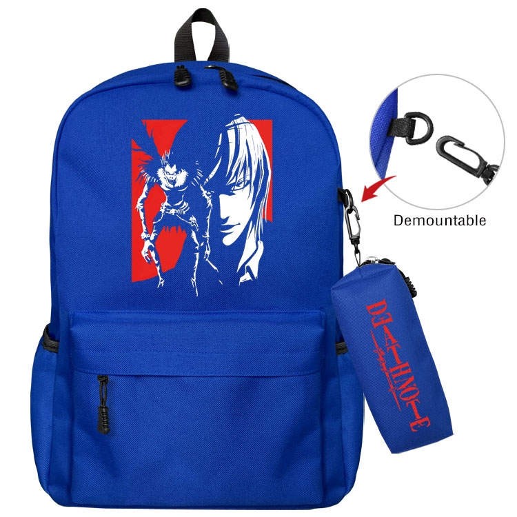 Death note Anime student school bag backpack Pencil Bag combination