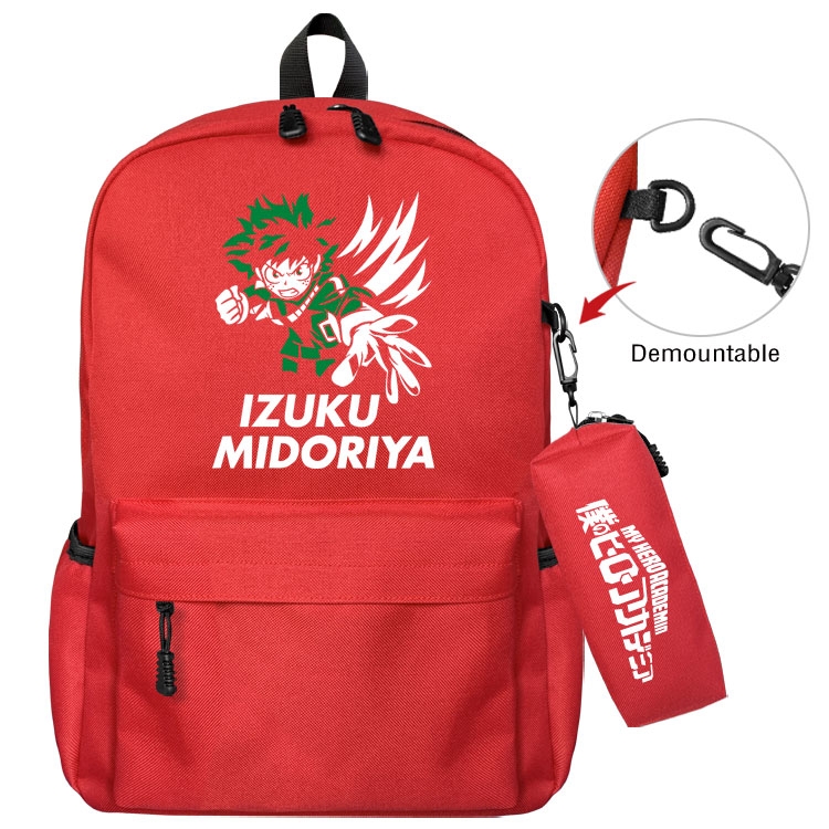 My Hero Academia Roblox  Anime student school bag backpack Pencil Bag combination