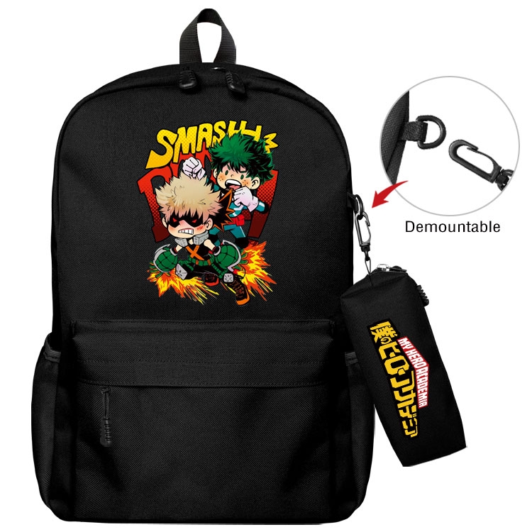 My Hero Academia Roblox  Anime student school bag backpack Pencil Bag combination