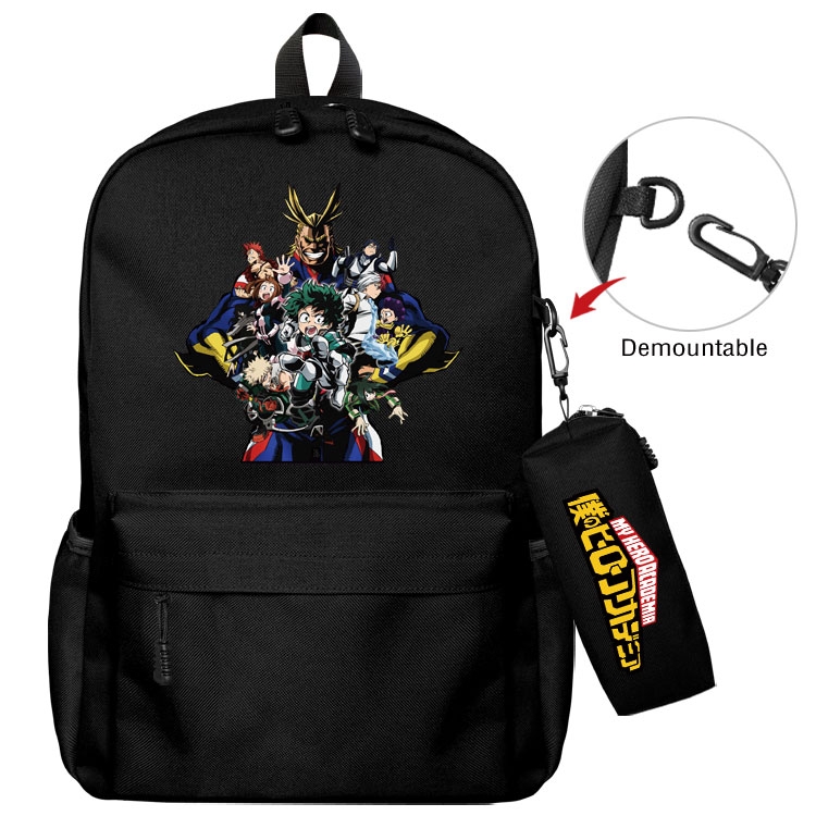 My Hero Academia Roblox  Anime student school bag backpack Pencil Bag combination