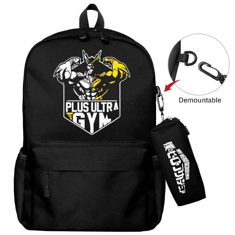 My Hero Academia Roblox  Anime student school bag backpack Pencil Bag combination