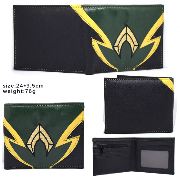 Harry Potter PU short two fold Wallet 9.5X23.5CM 86G