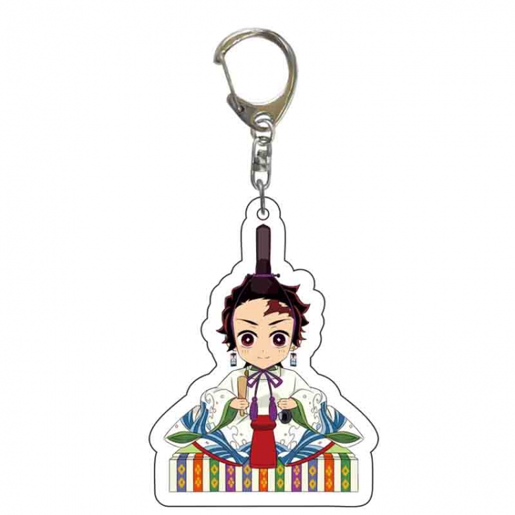Demon Slayer Kimets Anime acrylic Key Chain price for 5 pcs 5519
