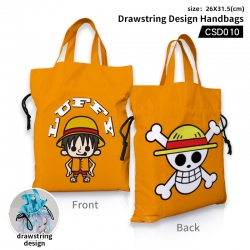 One Piece Anime Drawstring Des...