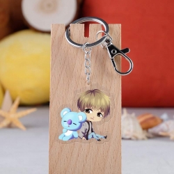 BTS Anime acrylic Key Chain  p...