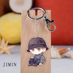 BTS Anime acrylic Key Chain  p...