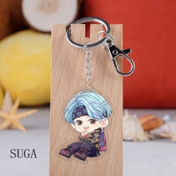 BTS Anime acrylic Key Chain  p...